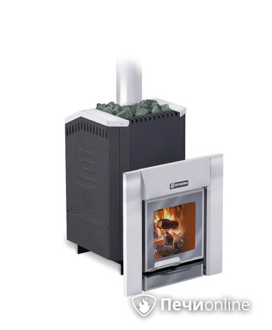 Дровяная банная печь Ермак 12-Премиум стальная топка 8мм в Калининграде