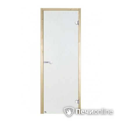 Дверь для бани Harvia Стеклянная дверь для сауны 8/19 коробка сосна сатин D81905M в Калининграде